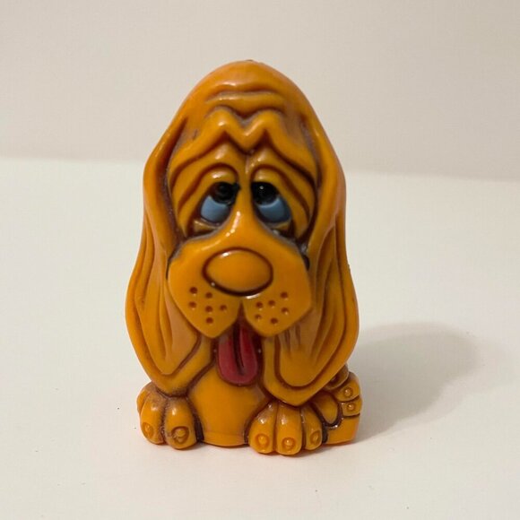 Vtg Basset Hound Blood Dogs Puppies Plastic Salt and Pepper Shakers Hong Kong - Picture 10 of 16